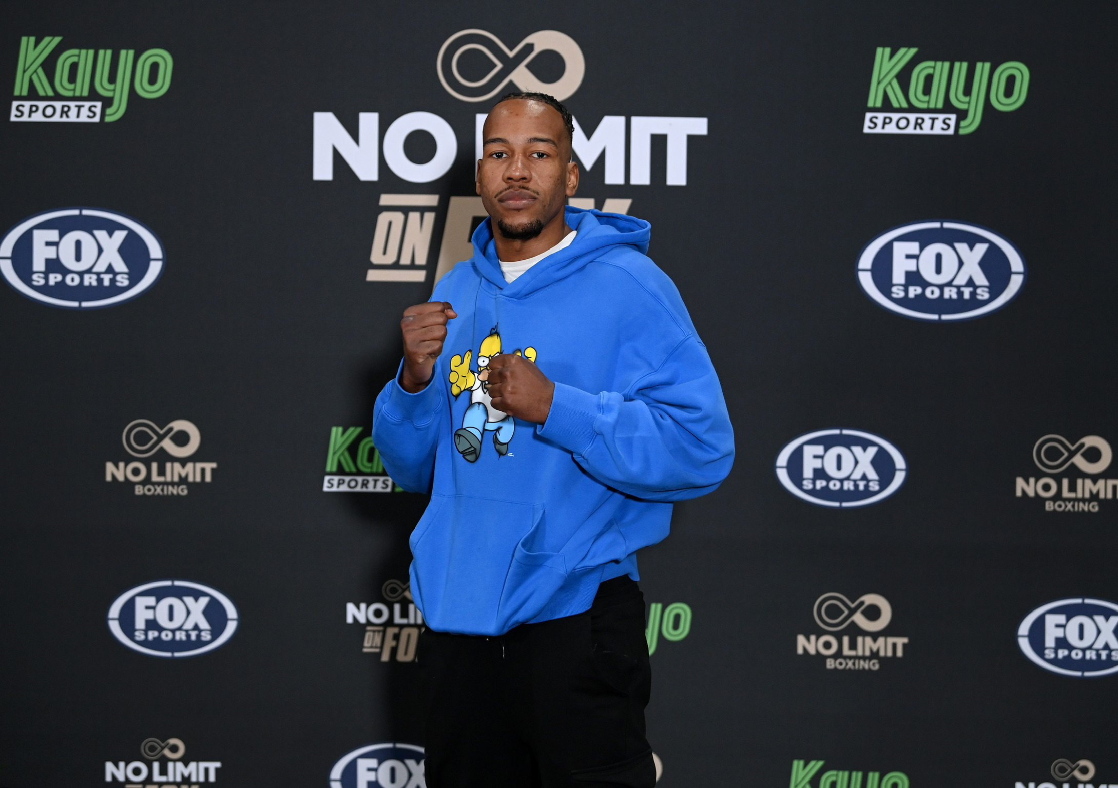 Etienne Ralph at a No Limit Boxing media day